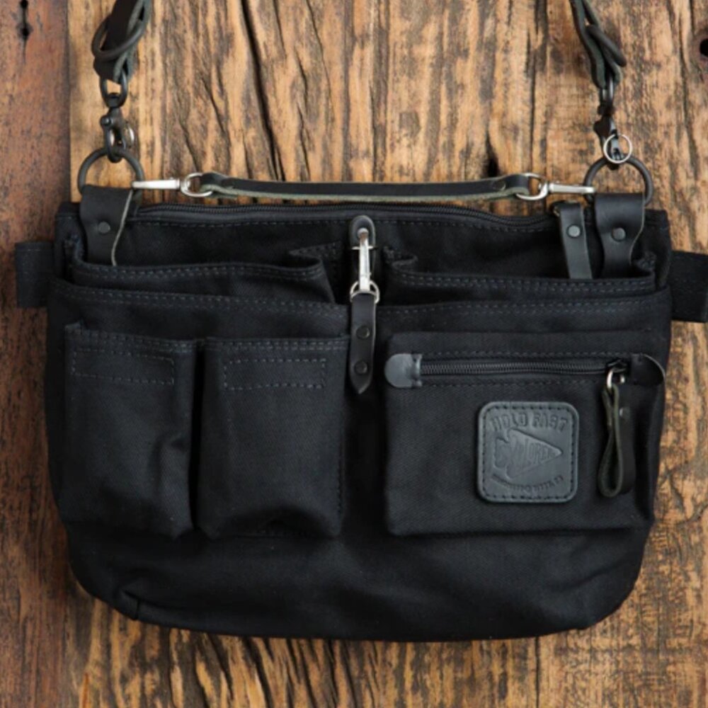 Explorer Lens Quiver Photography Bag {Black Canvas + Leather Messenger Bag} NWOT